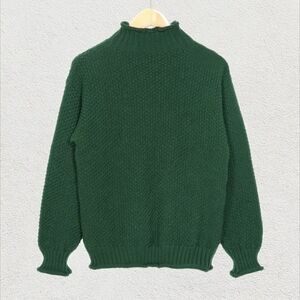 Green Turtleneck Sweater